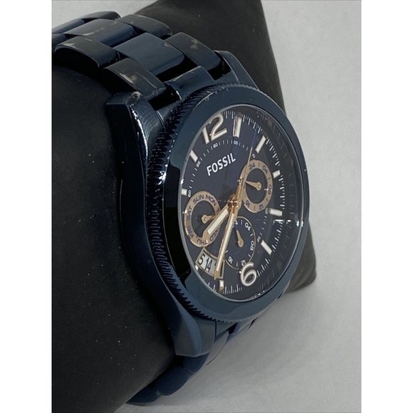 Fossil Perfect Boyfriend ES4093 Women's Navy Blue - Picture 5 of 12